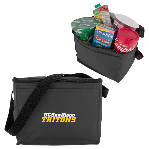  Six Pack Grey Cooler - UC San Diego Tritons Mark