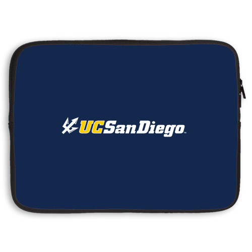  15 inch Neoprene Laptop Sleeve - UC San Diego Primary Mark