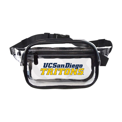  Clear Fanny Pack - UC San Diego Tritons Mark