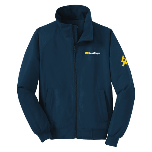  Navy Charger Jacket - UC San Diego Wordmark