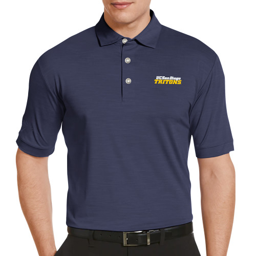  Callaway Navy Tonal Polo - UC San Diego Tritons Mark