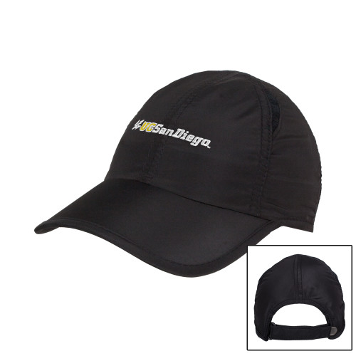  Black Performance Cap - UC San Diego Primary Mark