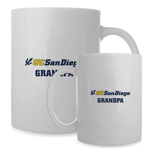  Full Color White Mug 15oz - Grandpa