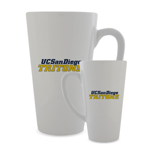  Full Color Latte Mug 17oz - UC San Diego Tritons Mark