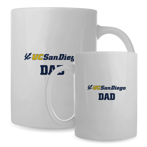  Dad Full Color White Mug 15oz - Dad