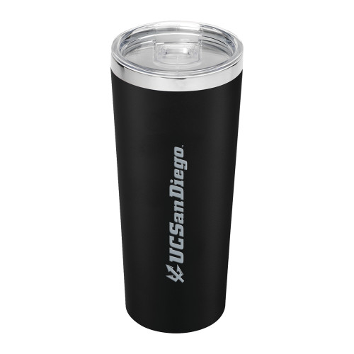  Thor Vacuum Insulated Black Tumbler 22oz - UC San Diego Primary Mark Engraved