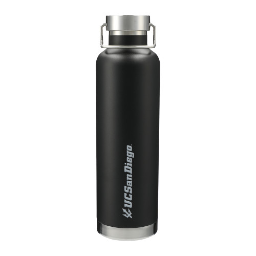  Thor Copper Vacuum Insulated Black Bottle 32oz - UC San Diego Primary Mark Engraved