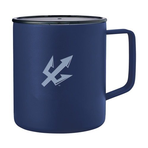  Rover Camp Vacuum Insulated Navy Mug 14oz - Trident Head Engraved