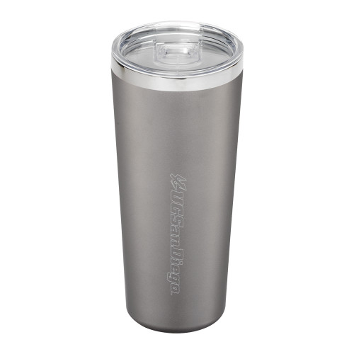  Thor Vacuum Insulated Grey Tumbler 22oz - Trident Head Engraved