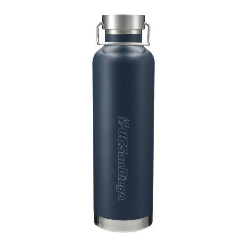  Thor Copper Vacuum Insulated Navy Bottle 32oz - Trident Head Engraved