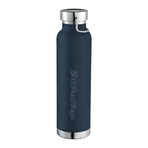  Thor Copper Vacuum Insulated Navy Bottle 22oz - Trident Head Engraved