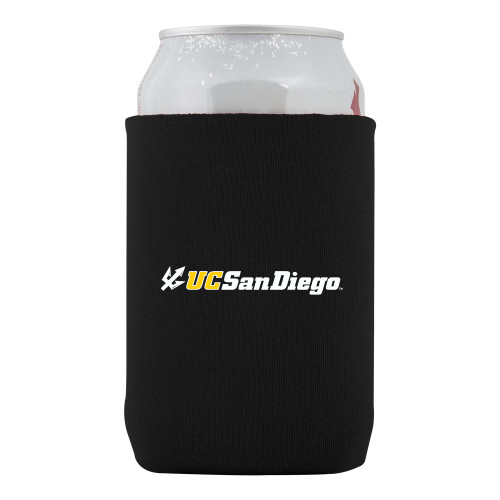  Neoprene Black Can Holder - UC San Diego Primary Mark