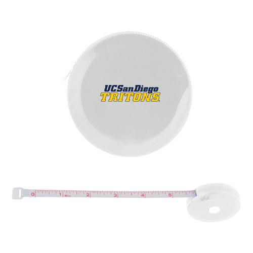  White Round Cloth 60 Inch Tape Measure - UC San Diego Tritons Mark