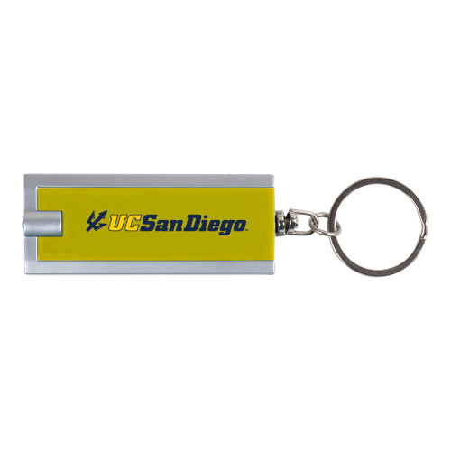  Turbo Gold Flashlight Key Holder - UC San Diego Primary Mark