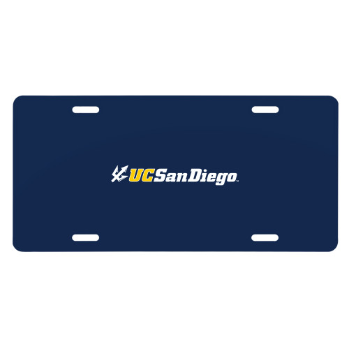  License Plate - UC San Diego Primary Mark