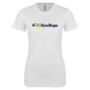 Thumbnail image for  Next Level Womens White Boyfriend Tee