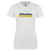 Thumbnail image for  Next Level Womens White Boyfriend Tee