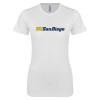 Thumbnail image for  Next Level Womens White Boyfriend Tee