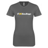 Thumbnail image for  Next Level Womens Charcoal Boyfriend Tee