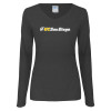 Thumbnail image for  Womens Dark Heather Long Sleeve V Neck Tee 