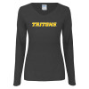 Thumbnail image for  Womens Dark Heather Long Sleeve V Neck Tee 