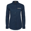 Thumbnail image for  Womens Navy Twill Button Down Long Sleeve 