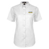 Thumbnail image for  Womens White Twill Button Up Short Sleeve