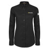 Thumbnail image for  Womens Black Twill Button Down Long Sleeve 