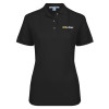 Thumbnail image for  Womens Silk Touch Black Pique Polo