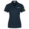 Thumbnail image for  Womens Navy Performance Fine Jacquard Polo