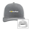 Thumbnail image for  Richardson Heather Grey/Light Grey Trucker Hat