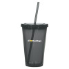 Thumbnail image for  Madison Double Wall Charcoal Tumbler w/Straw 16oz