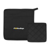 Thumbnail image for  Quilted Canvas Black Pot Holder