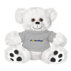 Thumbnail image for  Plush Big Paw 8 1/2 inch White Bear w/Grey Shirt