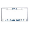 Thumbnail image for  Dad Metal License Plate Frame in Chrome