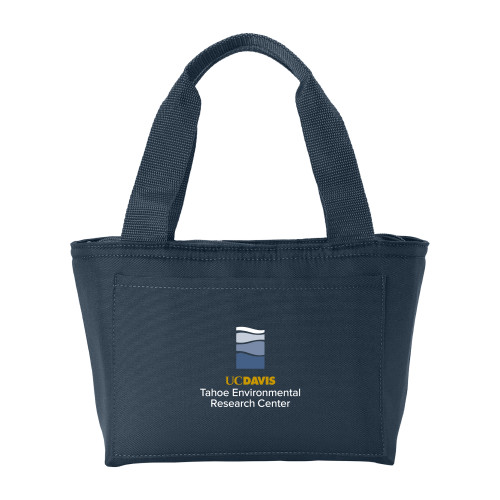  Insulated Navy Lunch Tote - UD Davis TERC Vertical