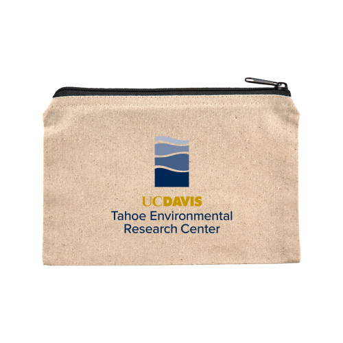  8oz. Natural Cotton Travel Pouch - UD Davis TERC Vertical