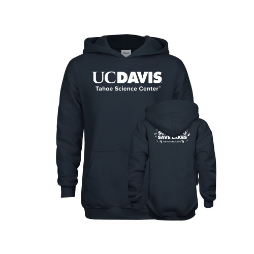  Youth Navy Fleece Hoodie - UD Davis Tahoe Science Center