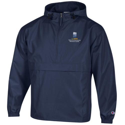  Champion Navy Packable Jacket - UD Davis TERC Vertical
