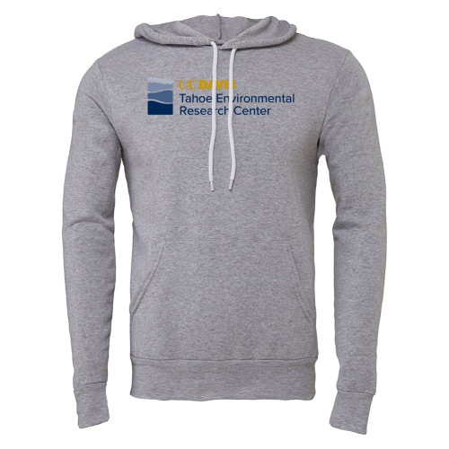  Bella + Canvas Heather Grey Fleece Hood - UD Davis TERC Horizontal