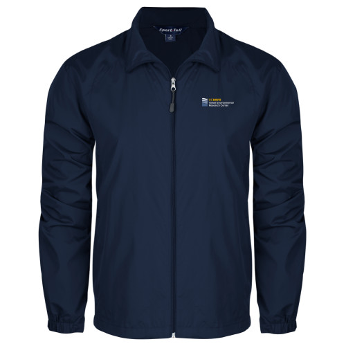 Navy Full Zip Wind Jacket - UD Davis TERC Horizontal