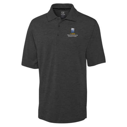  C&B Charcoal Advantage TriBlend Pique Polo - UD Davis TERC Vertical
