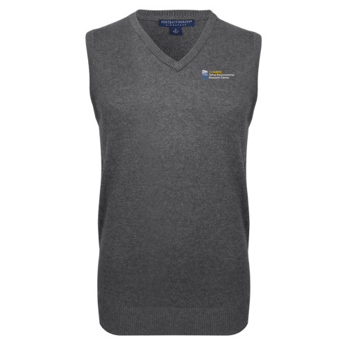  Charcoal VNeck Sweater Vest - UD Davis TERC Horizontal