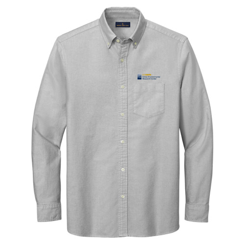 Brooks Brothers Windsor Grey Casual Oxford Cloth Shirt - UD Davis TERC Horizontal