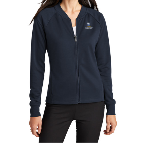  Mercer+Mettle Womens Night Navy Full Zip Jacket - UD Davis TERC Vertical