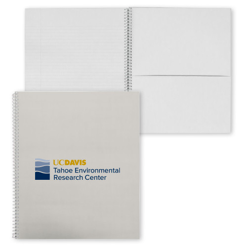  College Spiral Notebook w/Clear Coil - UD Davis TERC Horizontal