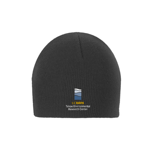  Charcoal Knit Beanie - UD Davis TERC Vertical