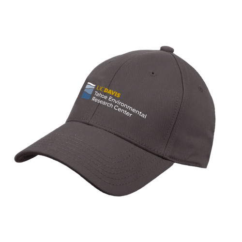 Charcoal Structured Adjustable Pro Style Hat - UD Davis TERC Horizontal