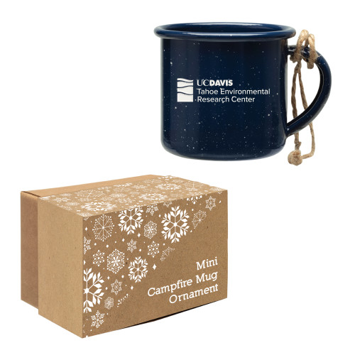  Navy Mini Campfire Mug Ornament - UD Davis TERC HorizontalEngraved