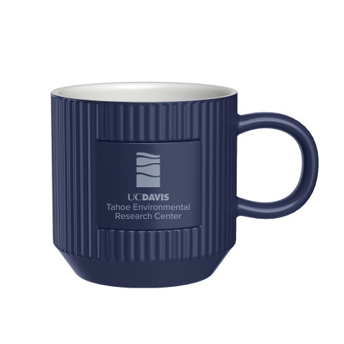  First Light Navy Ceramic Mug - UD Davis TERC VerticalEngraved